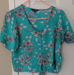 Floral crop top